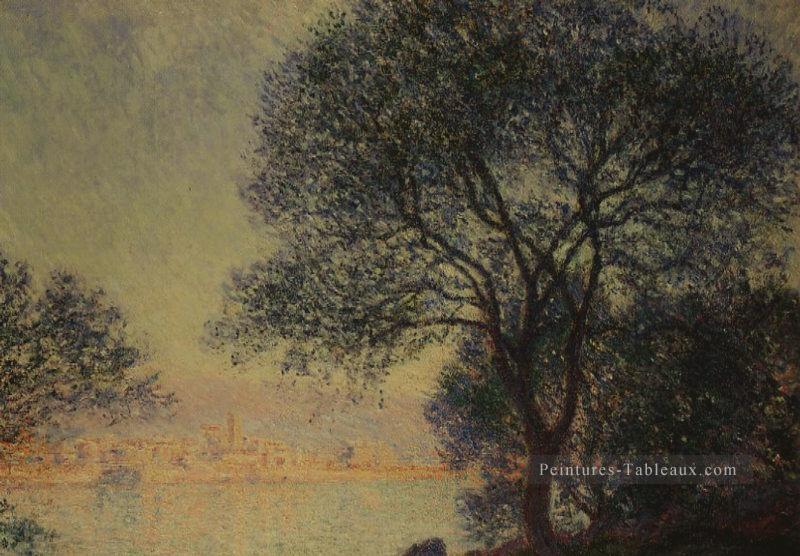 Antibes vu des jardins de Salis Claude Monet Peintures à l'huile